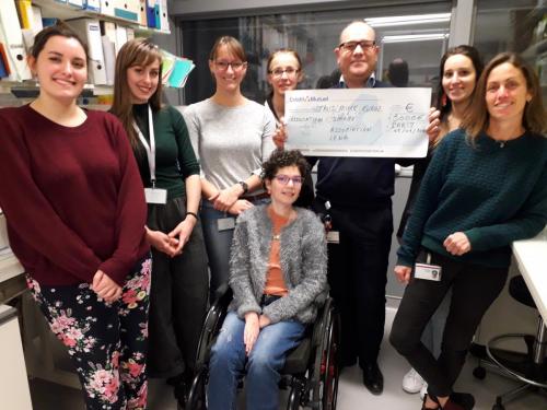 2019 : Don à l'Association IMAGE Centre de génétique médical de l'Hôpital Necker - 3 000€
